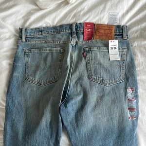 Never worn Levis White Oak Cone Denim 541 athletic fit jeans
